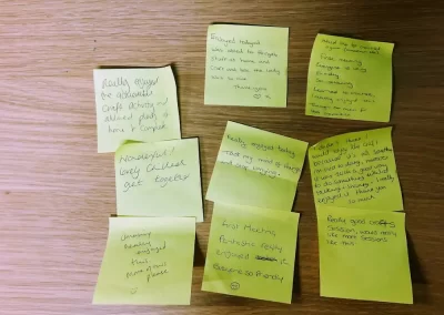 Feedback on Post-It notes